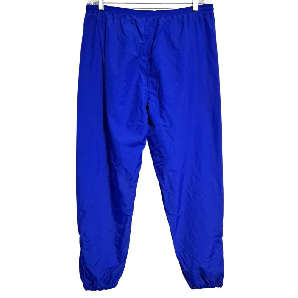 Sportif Nylon Pants Mens Size 36 Blue Elastic Waist Windproof Lightweight Ultrex